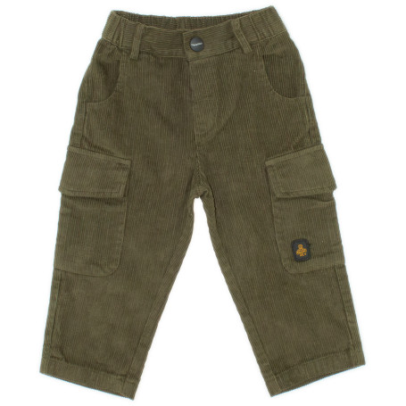 PANTALONE CARGO IN VELLUTO