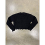 MAGLIONE TRECCIA CROPPED REFRIGIWEAR