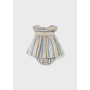 VESTITO RIGHE LINO