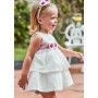 VESTITO FASCIA FIORI