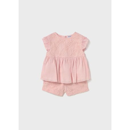 COMPL. BERMUDA TULLE RICAMO