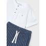 COMPLETO BERMUDA RIGHE