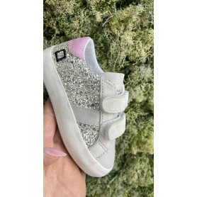 SCARPE DATE GLITTER PLATINUM