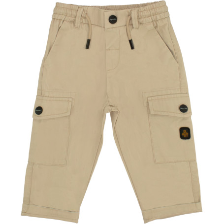 PANTALONE BAMBINO CARGO IN GABARDINA