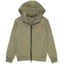 FELPA FULL ZIP CON CAPPUCCIO REFRIGI