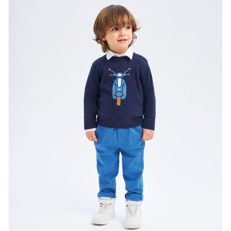 PANTALONE TESSUTO NAVETTA LUNGO