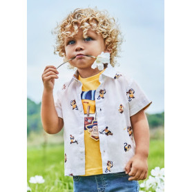 CAMICIA M/C  STAMPATA