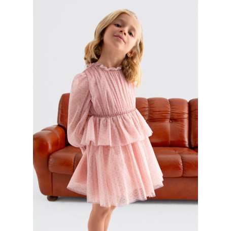 VESTITO TULLE GLITTER ABEL E LULA