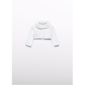 CARDIGAN TRICOT COLLETTO PELL