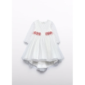 VESTITO TULLE RICAMO