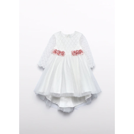 VESTITO TULLE RICAMO