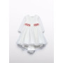 VESTITO TULLE RICAMO