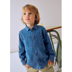CAMICIA M/L DENIM