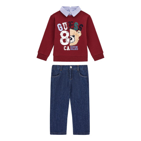 COMPLETO FELPA E PANTALONI GUESS