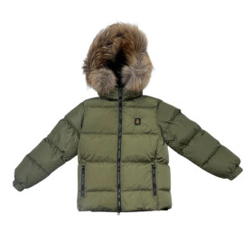 GIUBBINO CON COLLO PELLICCIA RAGAZZO
